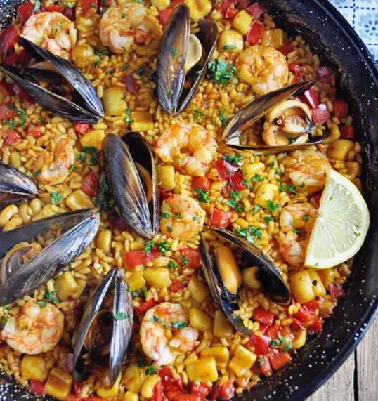 seafood paella